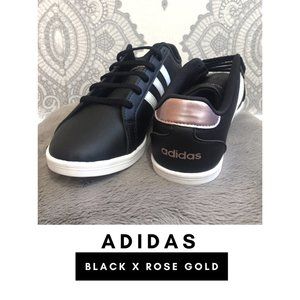 Adidas Ortholite Black & Rose Gold Shoes | Size 8